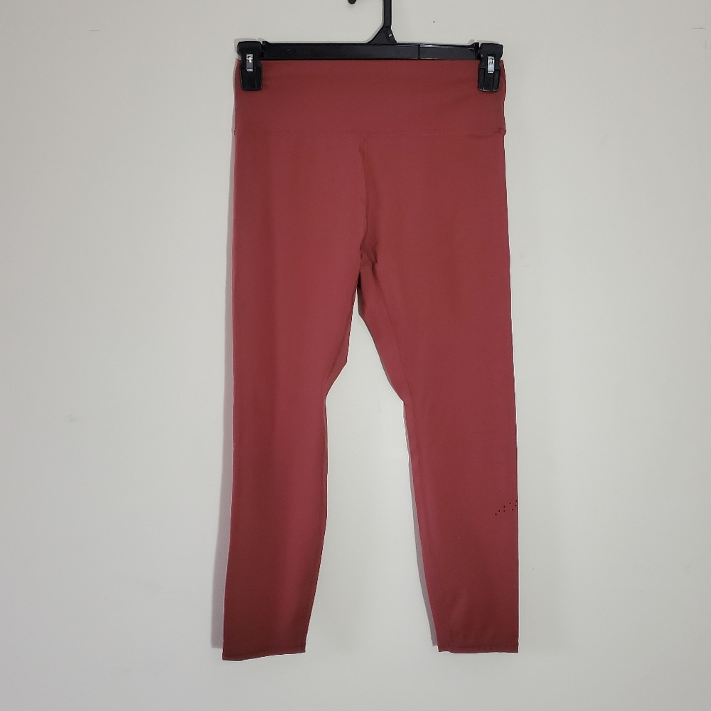 Zyia Active Mauve Moon Cutout Brilliant Hi Rise Crop Legging‎ Size 12